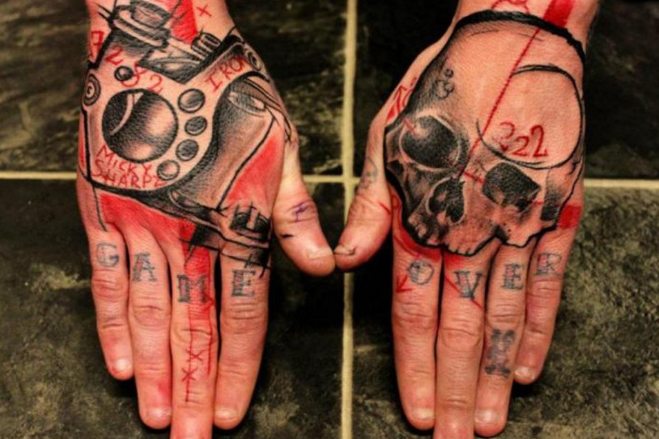 Татуировки на кистях рук и пальцах – значение тату на пальцах и кистях